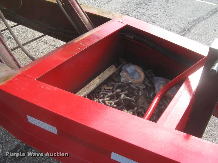 image for item L2328 1999 Evaco tilt deck equipment trailer