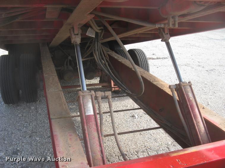 image for item L2328 1999 Evaco tilt deck equipment trailer