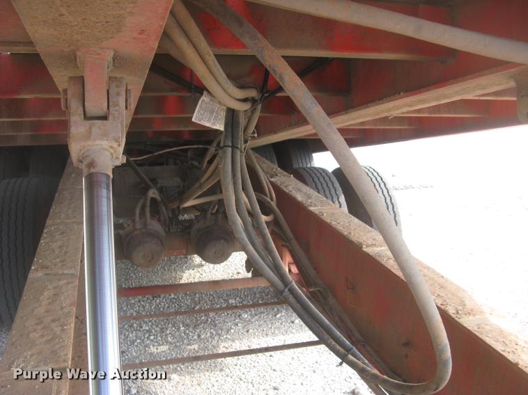 image for item L2328 1999 Evaco tilt deck equipment trailer