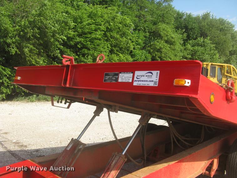 image for item L2328 1999 Evaco tilt deck equipment trailer