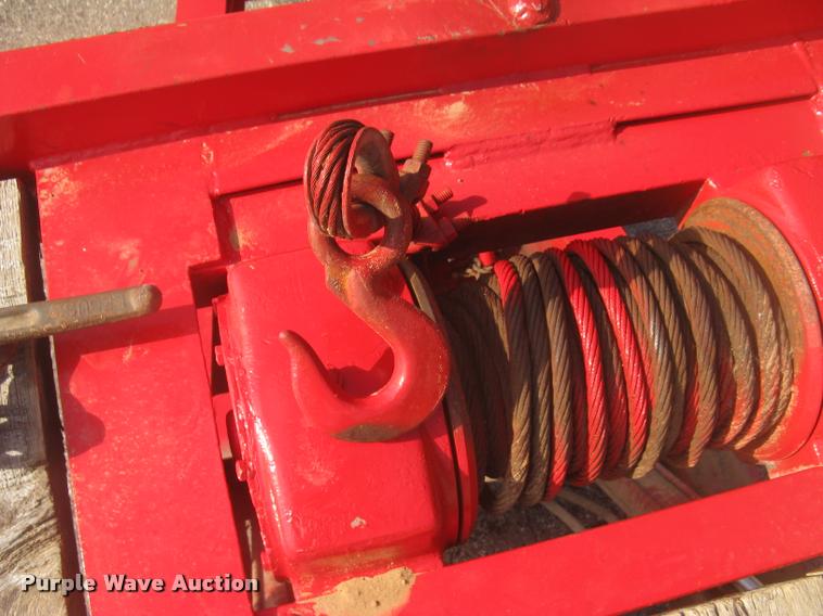 image for item L2328 1999 Evaco tilt deck equipment trailer