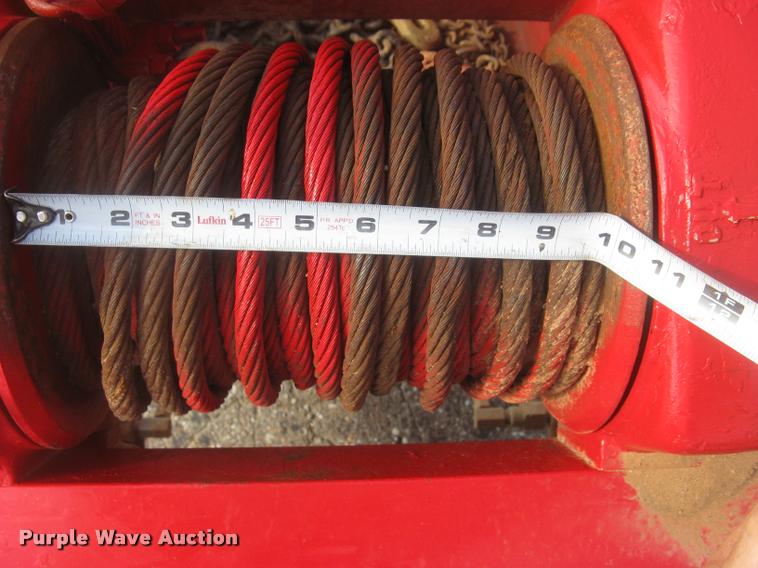 image for item L2328 1999 Evaco tilt deck equipment trailer