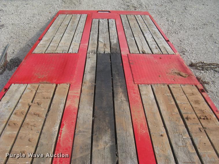 image for item L2328 1999 Evaco tilt deck equipment trailer