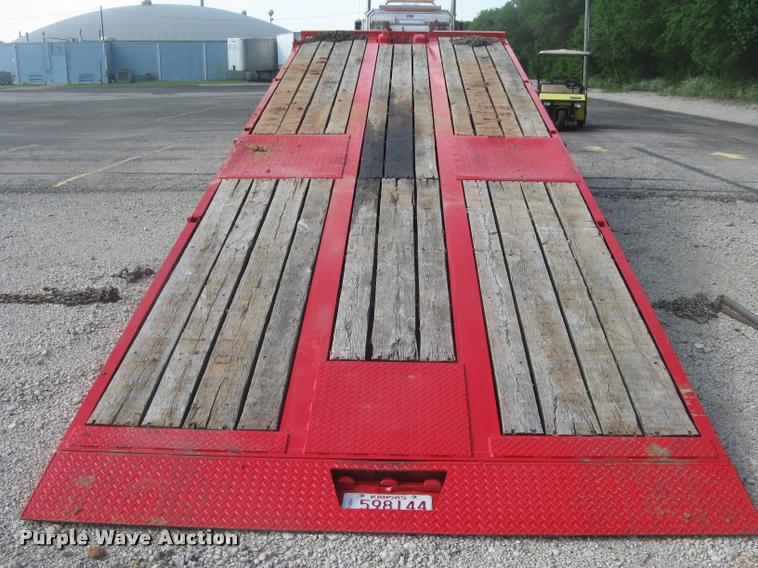 image for item L2328 1999 Evaco tilt deck equipment trailer