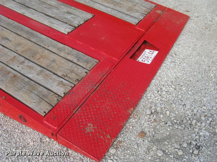 image for item L2328 1999 Evaco tilt deck equipment trailer