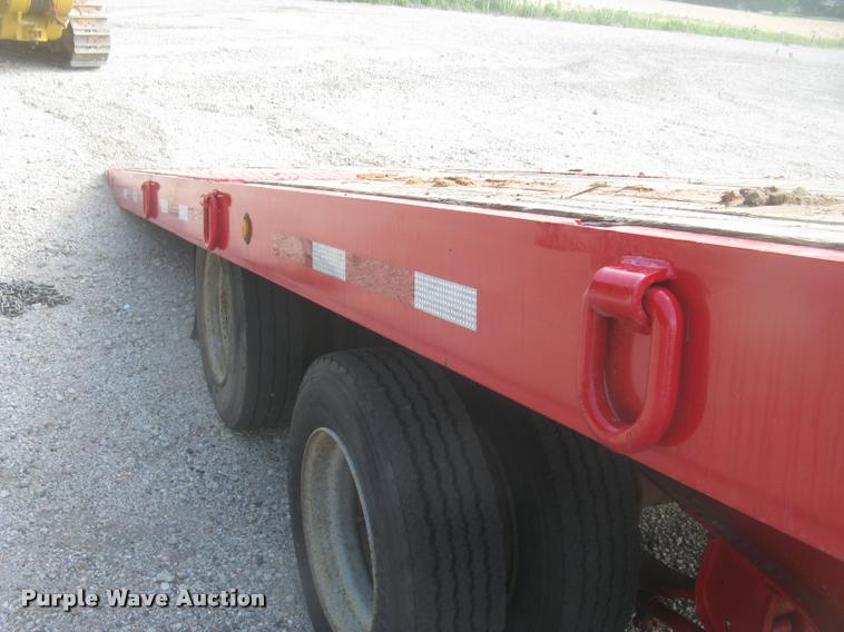 image for item L2328 1999 Evaco tilt deck equipment trailer