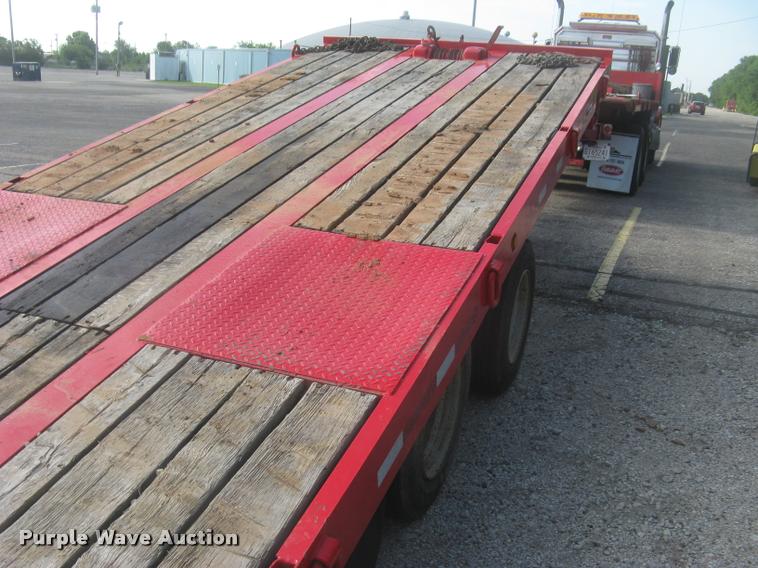 image for item L2328 1999 Evaco tilt deck equipment trailer