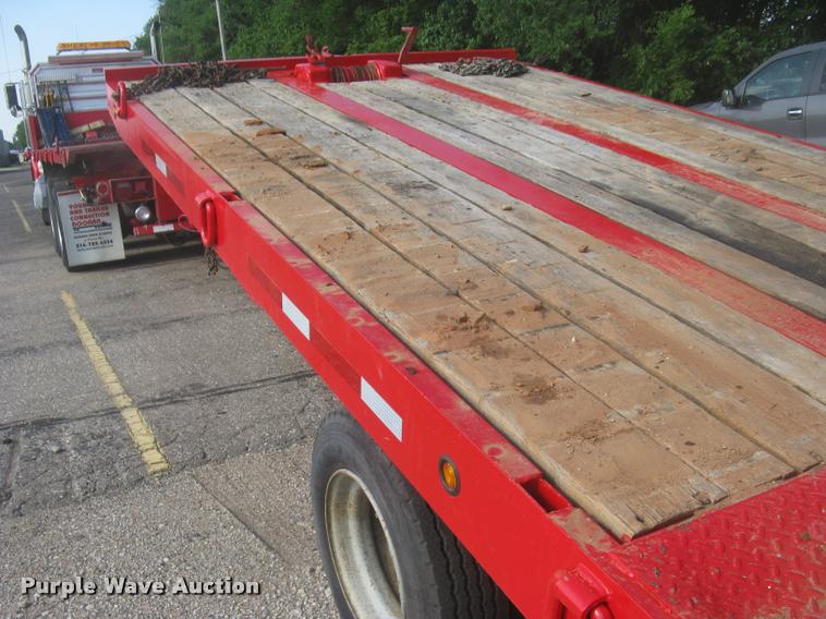 image for item L2328 1999 Evaco tilt deck equipment trailer