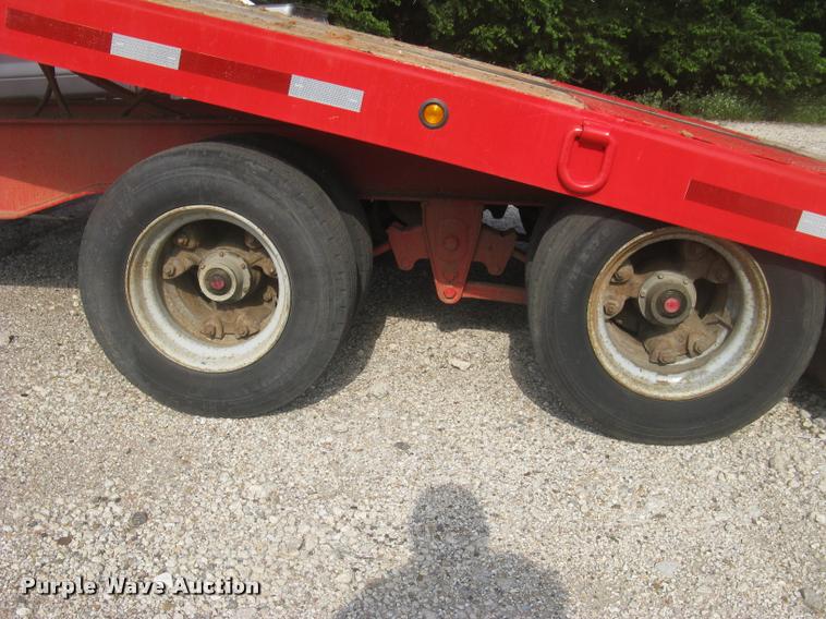 image for item L2328 1999 Evaco tilt deck equipment trailer