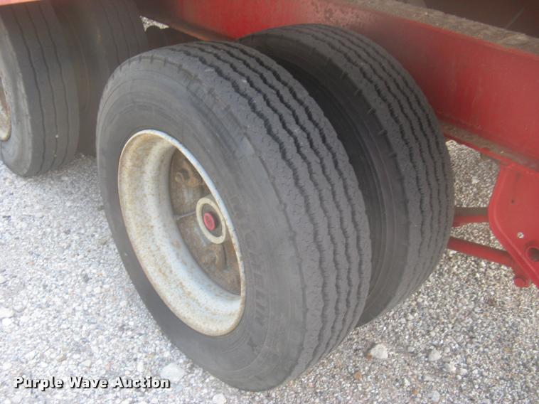 image for item L2328 1999 Evaco tilt deck equipment trailer