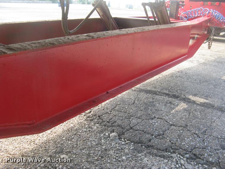 image for item L2328 1999 Evaco tilt deck equipment trailer