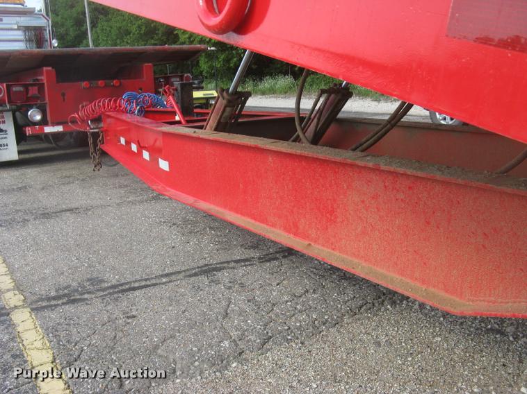 image for item L2328 1999 Evaco tilt deck equipment trailer