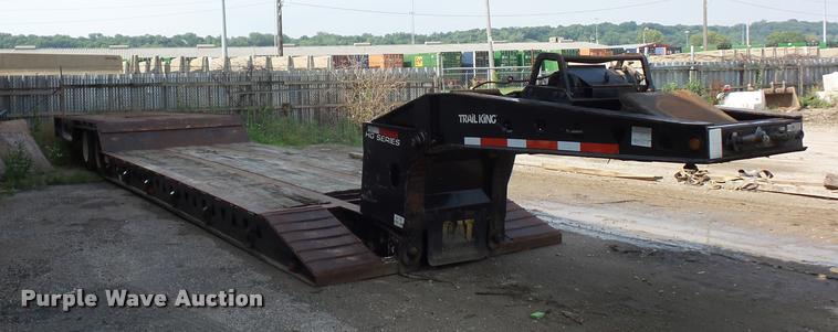 image for item L4720 2003 Trail King TK70DGHT-502 lowboy equipment trailer
