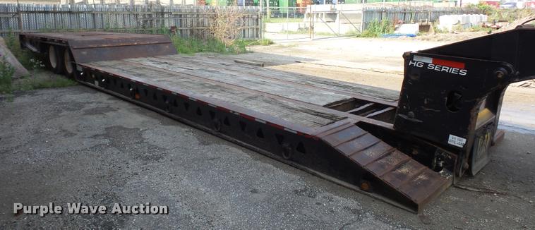 image for item L4720 2003 Trail King TK70DGHT-502 lowboy equipment trailer