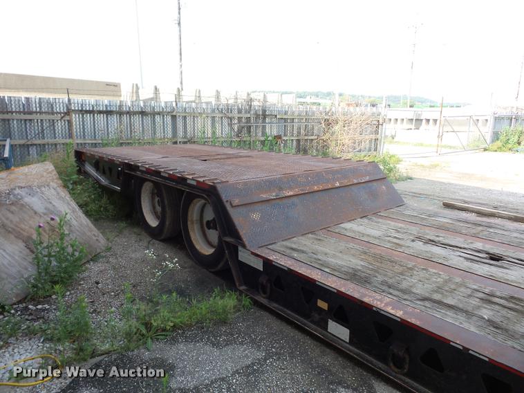 image for item L4720 2003 Trail King TK70DGHT-502 lowboy equipment trailer
