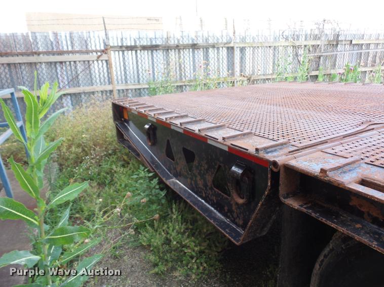 image for item L4720 2003 Trail King TK70DGHT-502 lowboy equipment trailer