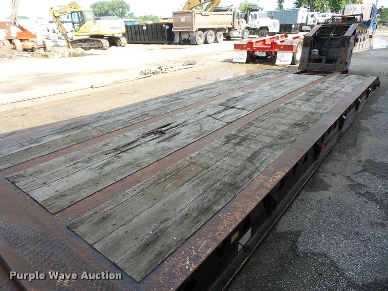image for item L4720 2003 Trail King TK70DGHT-502 lowboy equipment trailer