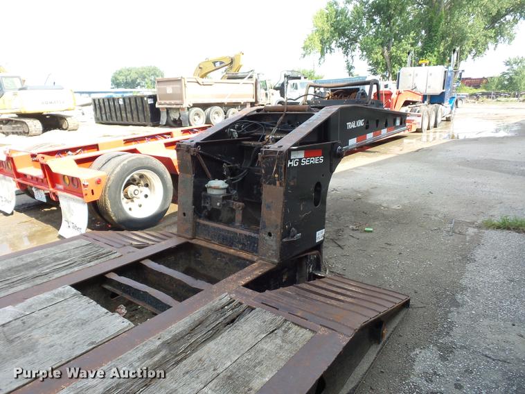 image for item L4720 2003 Trail King TK70DGHT-502 lowboy equipment trailer