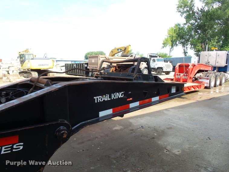 image for item L4720 2003 Trail King TK70DGHT-502 lowboy equipment trailer