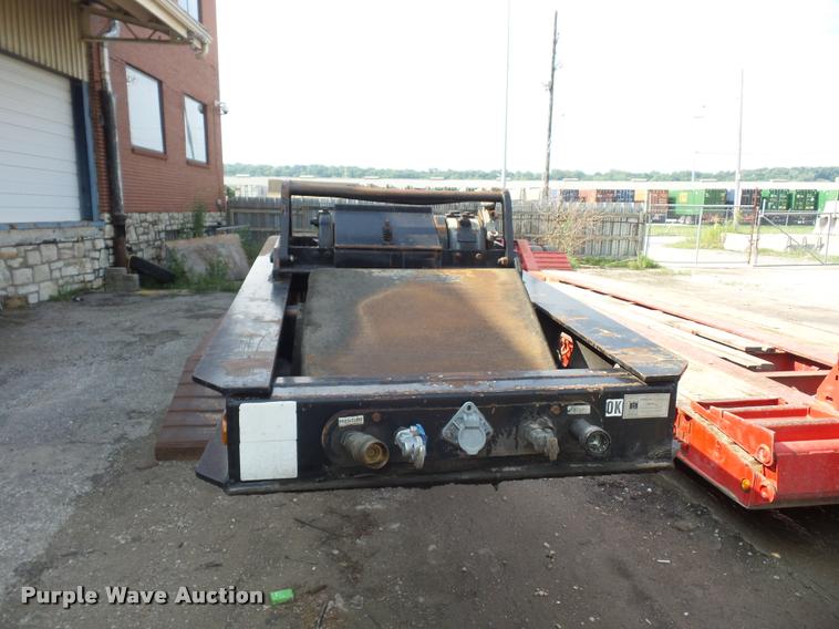 image for item L4720 2003 Trail King TK70DGHT-502 lowboy equipment trailer