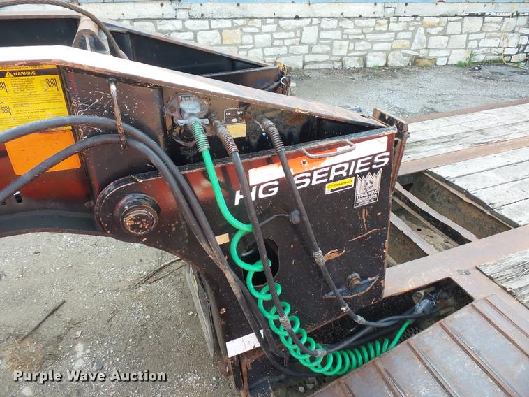 image for item L4720 2003 Trail King TK70DGHT-502 lowboy equipment trailer