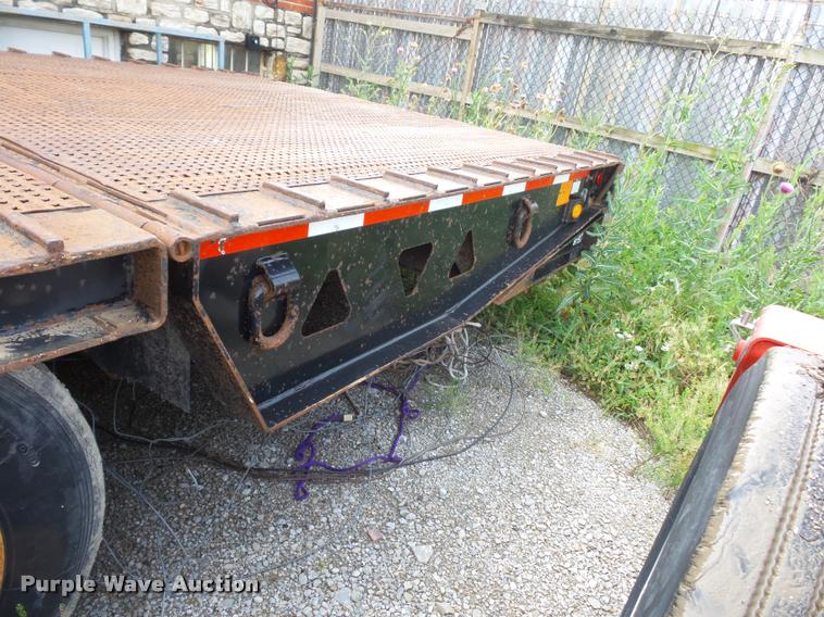 image for item L4720 2003 Trail King TK70DGHT-502 lowboy equipment trailer