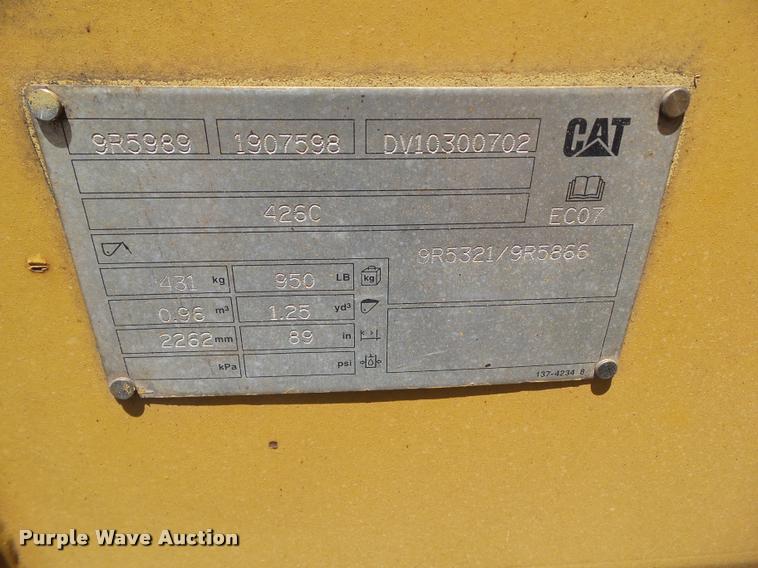 image for item L5603 2001 Caterpillar 430D backhoe