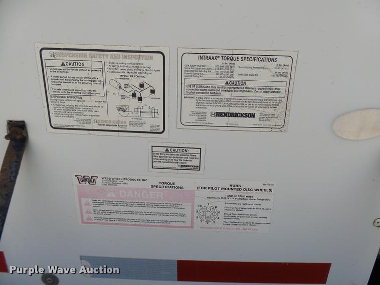 image for item CA9033 2007 Aulick 4270542 live bottom trailer