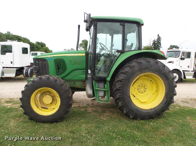 image for item DA2745 2007 John Deere 6415 MFWD tractor