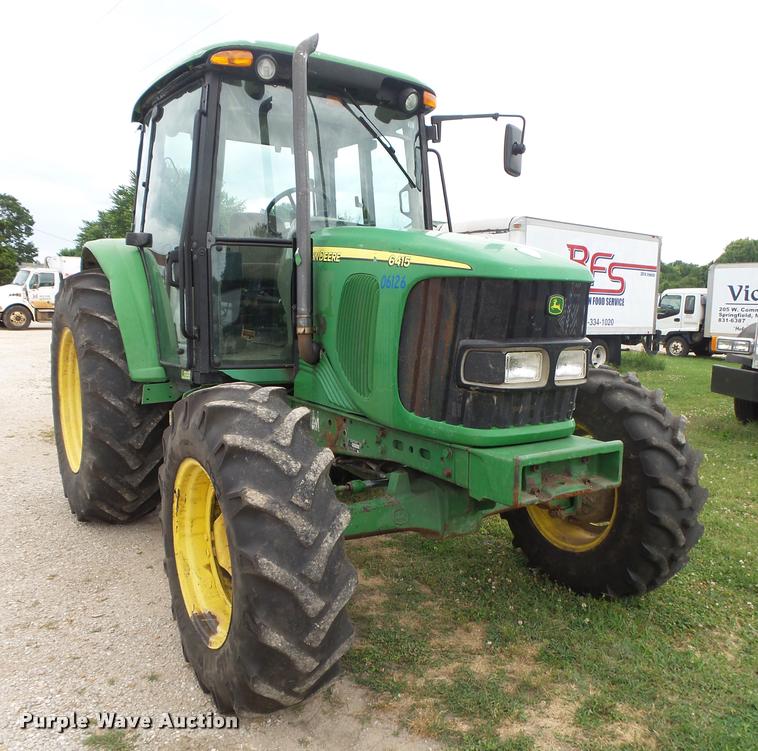 image for item DA2745 2007 John Deere 6415 MFWD tractor