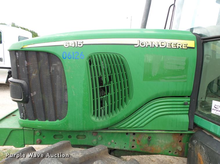 image for item DA2745 2007 John Deere 6415 MFWD tractor