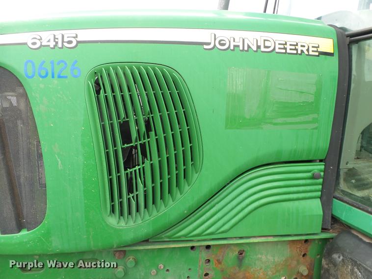 image for item DA2745 2007 John Deere 6415 MFWD tractor