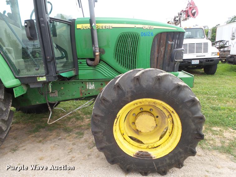 image for item DA2745 2007 John Deere 6415 MFWD tractor