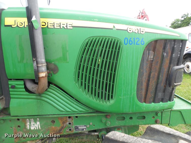 image for item DA2745 2007 John Deere 6415 MFWD tractor