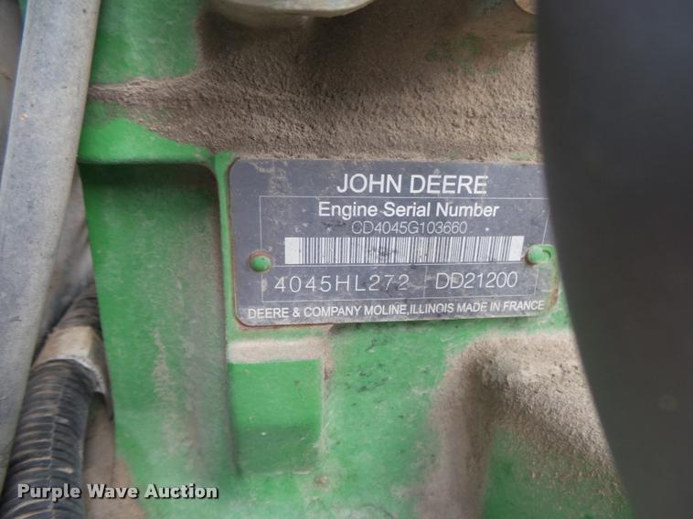 image for item DA2745 2007 John Deere 6415 MFWD tractor