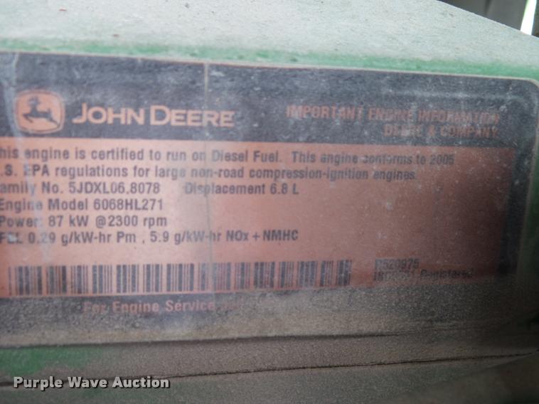image for item DA2746 2004 John Deere 6615 tractor