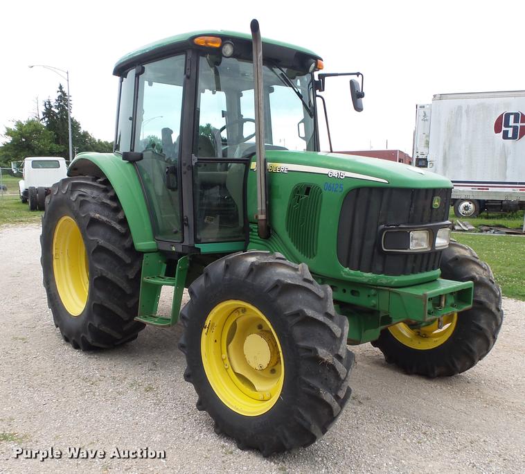 image for item DA2747 2007 John Deere 6415 MFWD tractor