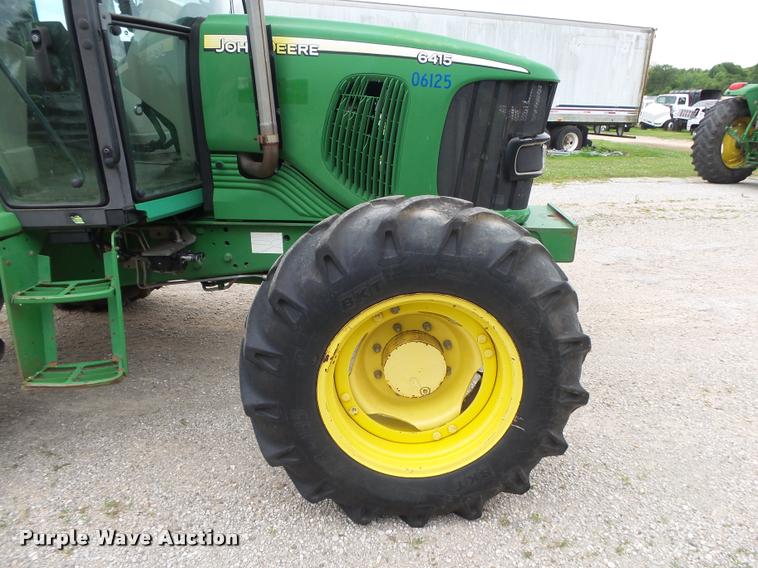 image for item DA2747 2007 John Deere 6415 MFWD tractor