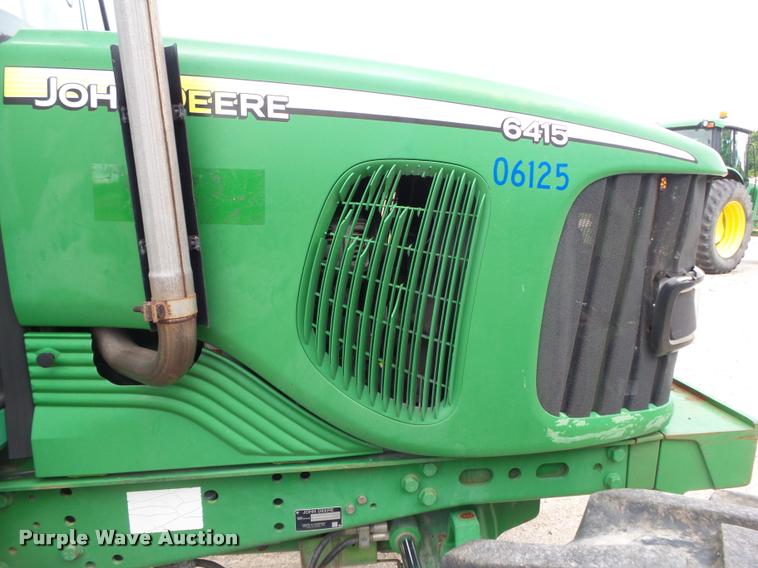 image for item DA2747 2007 John Deere 6415 MFWD tractor