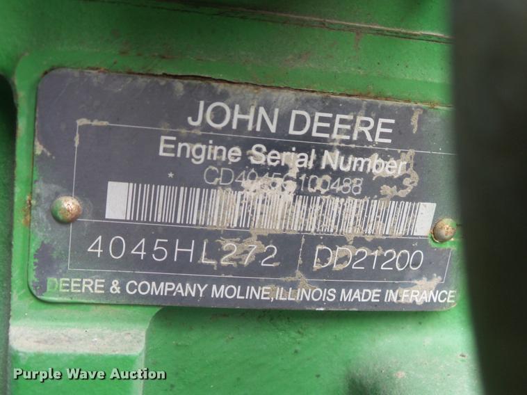 image for item DA2747 2007 John Deere 6415 MFWD tractor