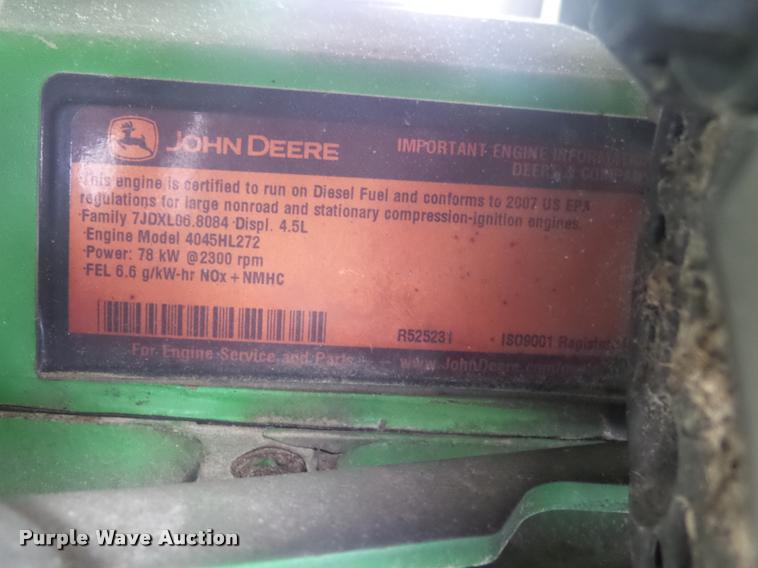 image for item DA2747 2007 John Deere 6415 MFWD tractor