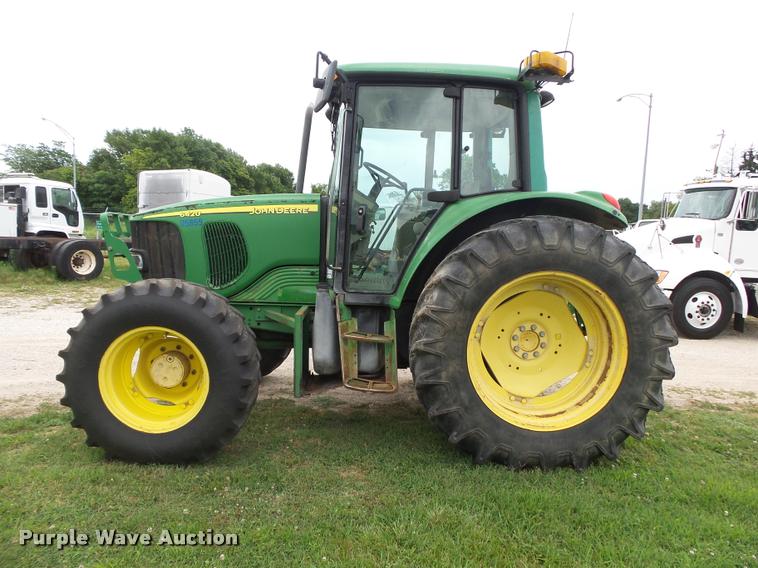 image for item DA2749 2002 John Deere 6420 MFWD tractor