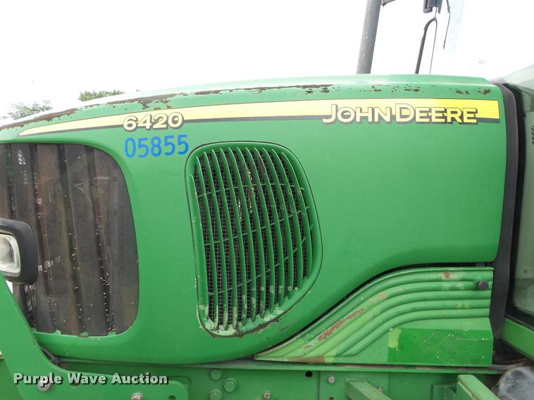 image for item DA2749 2002 John Deere 6420 MFWD tractor
