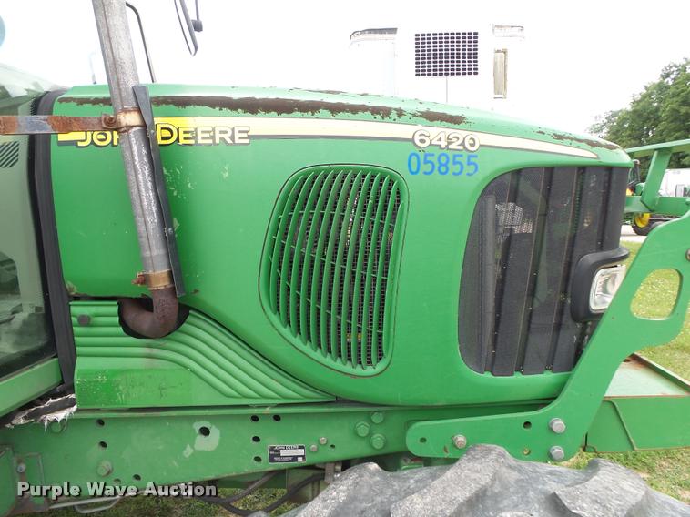 image for item DA2749 2002 John Deere 6420 MFWD tractor