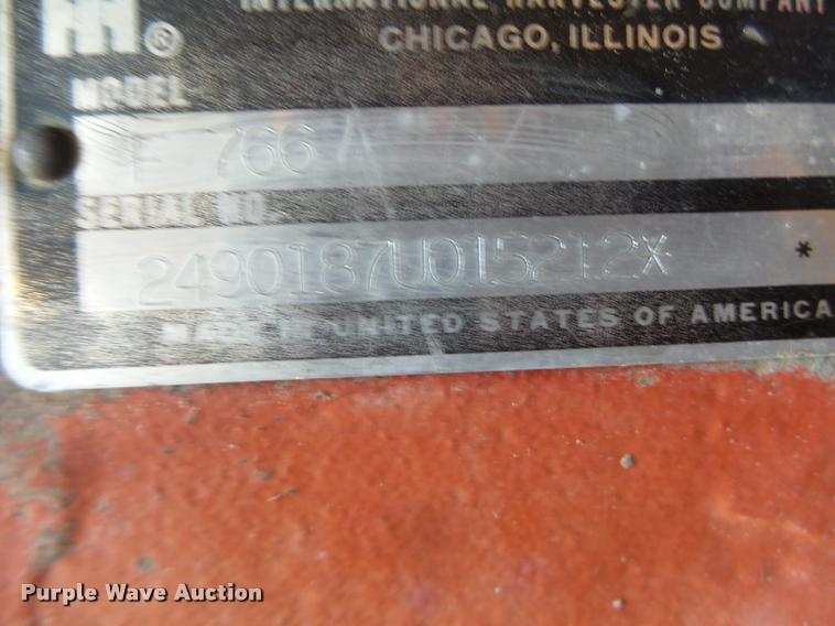 image for item DB1359 International 766 tractor