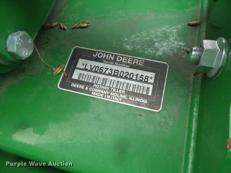 image for item DB1369 John Deere 673 tiller