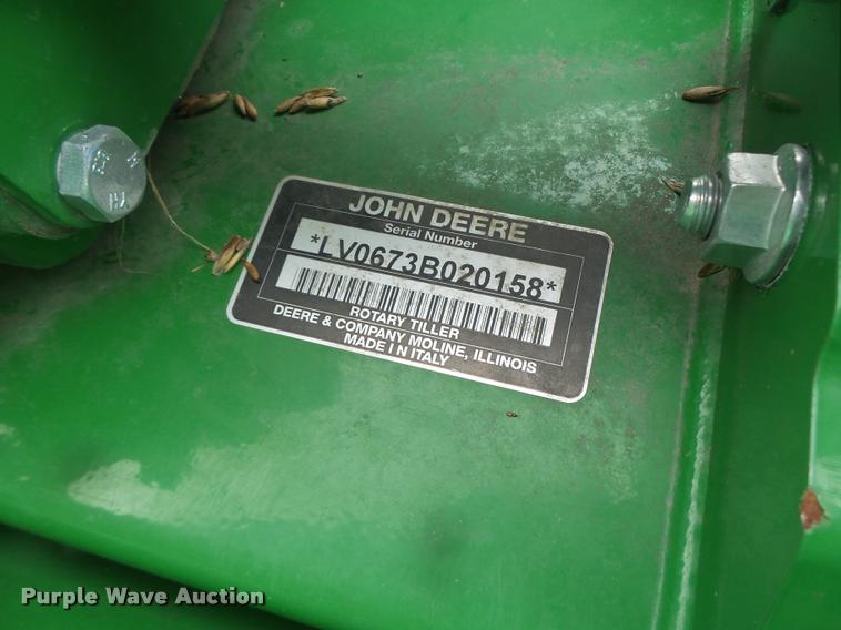 image for item DB1369 John Deere 673 tiller
