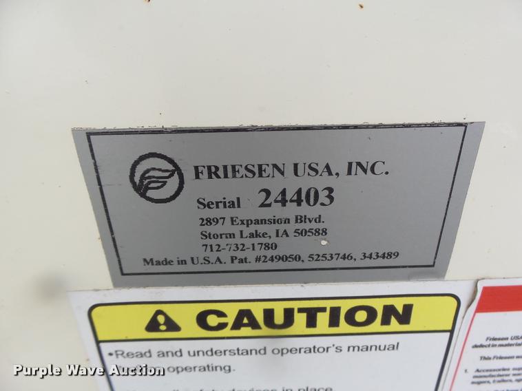 image for item DB1370 Friesen 220 seed tender bed