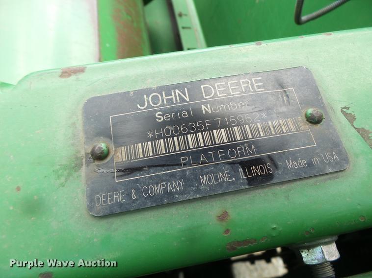 image for item DB1374 2006 John Deere 635F flex head