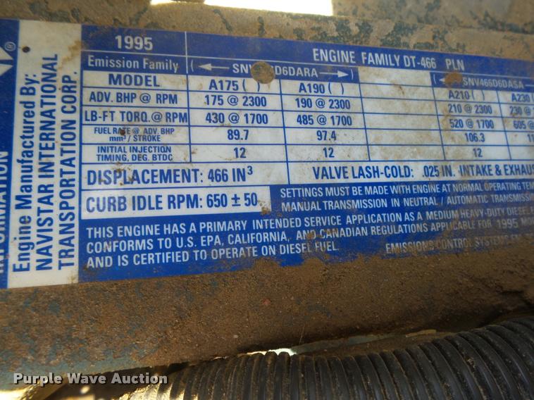 image for item DB2649 1996 International 4700 feed truck